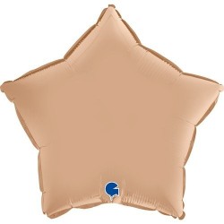   GLOBO 18" FOIL ESTRELLA NUDE SATI