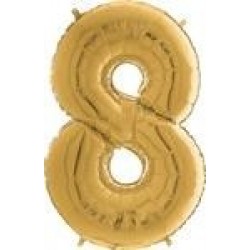   GLOBO 26" FOIL FORMA N8 ORO