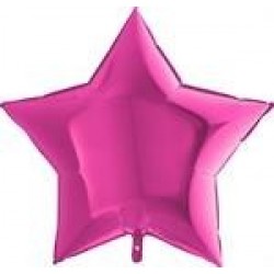   GLOBO 36" FOIL ESTRELLA MAGENTA