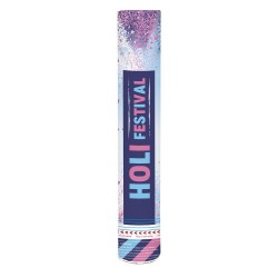   CAÑON HOLI POLVO AZUL 30CM