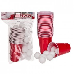 JUEGO VASOS PELOTAS BEER PONG