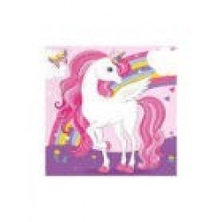   20 SERVILLETAS UNICORNION 33CM