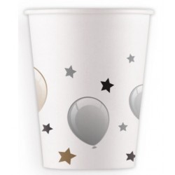   8 VASOS CARTON CUMPLEAÑOS 200ML