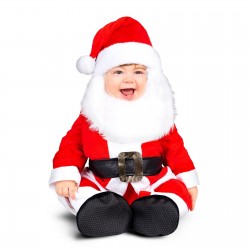 ! DISFRAZ 7A12MESES PAPA NOEL CON BARBA