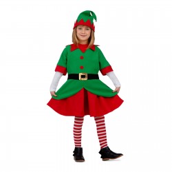 DISFRAZ 7A9AÑOS ELFA NAVIDAD