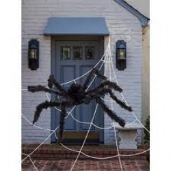 ARAÑA GIGANTE C/TELARAÑA 1,2MT