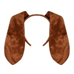 DIADEMA OREJAS PERRO LARGAS MARRON