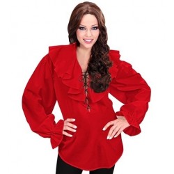   CAMISA T-XL VOLANTE ROJA