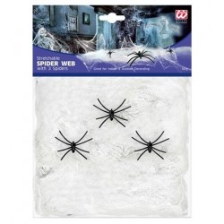   TELARAÑA BLANCA  3 ARAÑAS 50GR