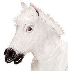 MASCARA COMPLETA CABALLO BLANCO