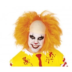PELUCA NARANJA PAYASO MALVADO