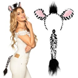 SET CEBRA DIADEMA COLA
