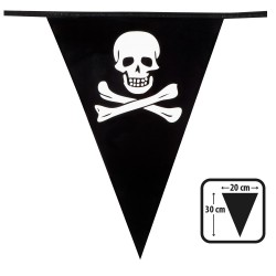    BANDERIN TRIANGULAR PIRATA 6MT