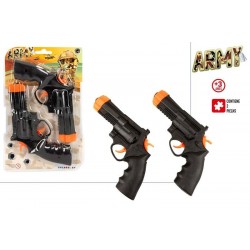 BLISTER SET 2 PISTOLAS ARMY 16CM