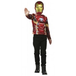 L CAMISA MASCARA 5A8AÑOS IRON MAN