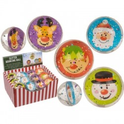 PELOTAS SALTARINAS NAVIDEÑAS 4CM