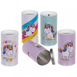 HUCHA UNICORNIO MOD.SURTIDOS 15X8CM