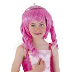    PELUCA INFANTIL PRINCESITA ROSA