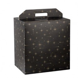 CAJA 6 BOTELLAS NEGRA ESTRELLA 28X35CM