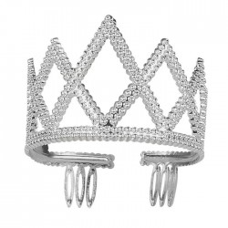 CORONA INFANTIL PRINCESA PLATA