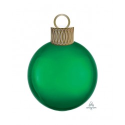 GLOBO 20" FOIL ORBZ BOLA NAVIDAD VERDE