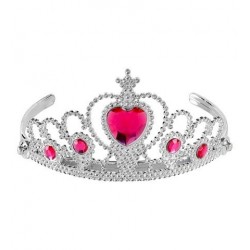 TIARA INFANTIL GEMA ROSAS PRINCESA
