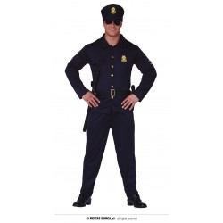 DISFRAZ T-L POLICIA AZUL
