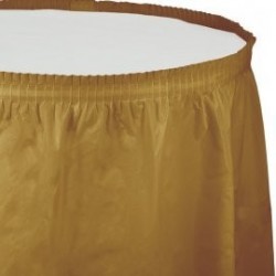   FALDA MESA PL ORO 73X426CM