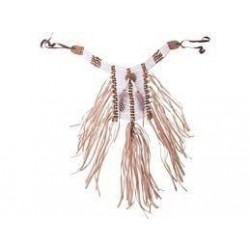 COLLAR ADULTO INDIO BLANCO