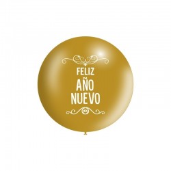 GLOBO JUMBO 3FTM94 ORO FELIZ AÑO NUEVO