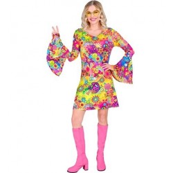  DISFRAZ T-XL MODA AÑOS 60 FUCSIA