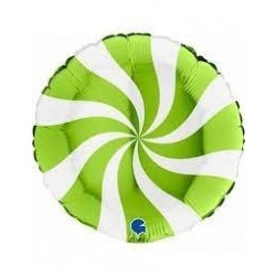 GLOBO 18" FOIL RND CARAMELO VERDE