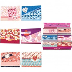 MINI POSTAL CORAZONES ENAMOR  