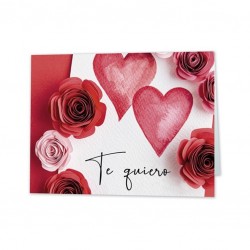 MINI TARJETA TE QUIERO CORAZON  
