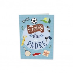 TARJETA C/SEMILLA FELIZ DEL PADRE (47307