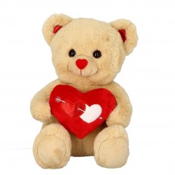PELUCHE OSO CORAZON 42CM