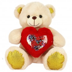 PELUCHE OSO CORAZON BRILLANTE 42CM