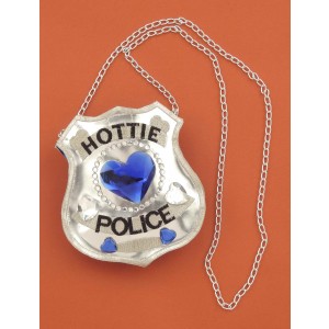 BOLSO PLACA STRASS POLICIA SEXY AZUL