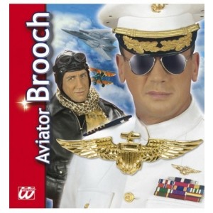 BROCHE CONDECORACION CAPITAN AVIADOR