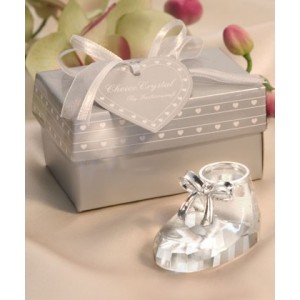REGALO BAUTIZO ZAPATO BEBE CRISTAL
