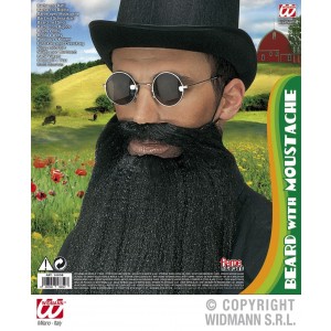   BLISTER BARBA BIGOTE NEGRO