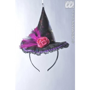 $D DIADEMA MINI SOMBRERO BRUJA MODELOS
