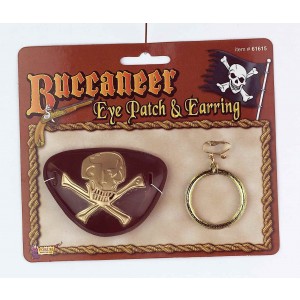   BLISTER PARCHE PEND PIRATA ORO