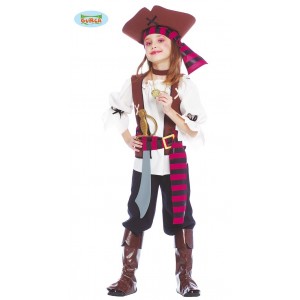 $D DISFRAZ 4A6AÑOS CHICA PIRATA