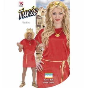    TUNICA T-L UNISEX ROMAN ROJA