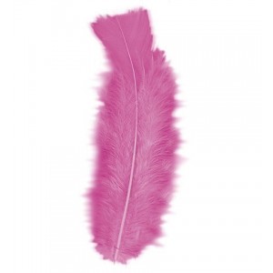   50 PLUMAS ROSA APROX. 10CM