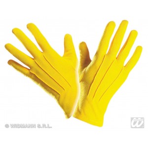   GUANTES ADULTO CORTOS AMARILLOS