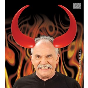 $D DIADEMA C/CUERNOS DIABLO HINCHABLE