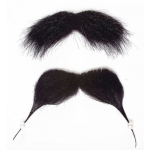 BIGOTE PERILLA PIRATA C/PERLAS