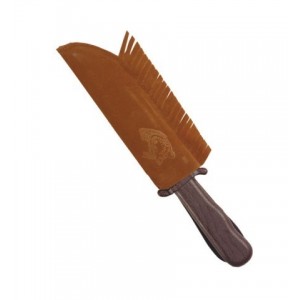 PUÑAL INDIO C/FUNDA MARRON 28CM